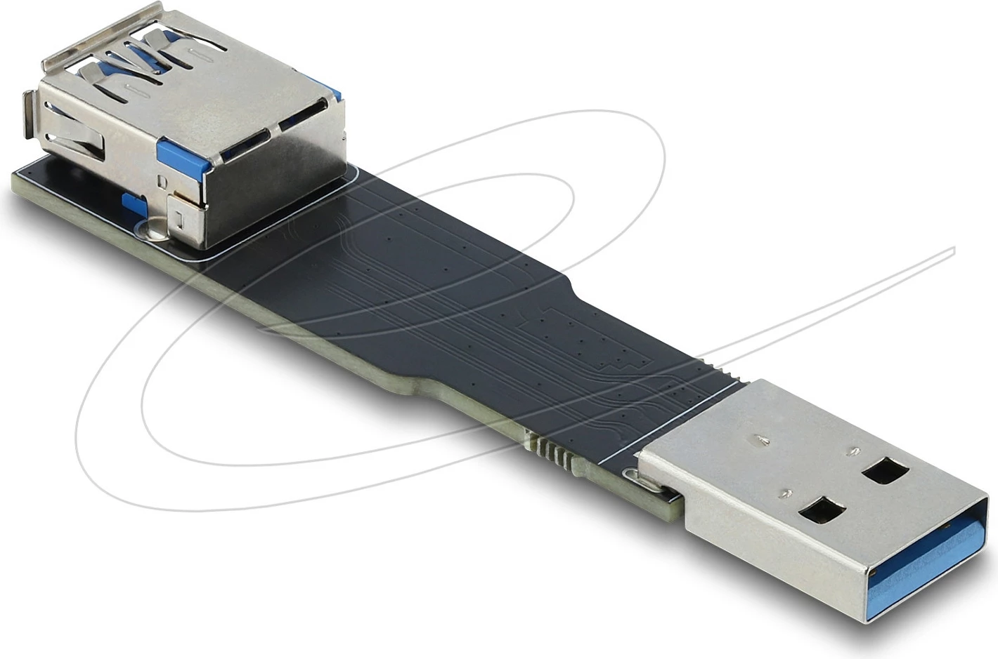 Adapter USB DeLOCK USB-A (femër në mashkull) 10 Gbps, Plug and Play, i zi
