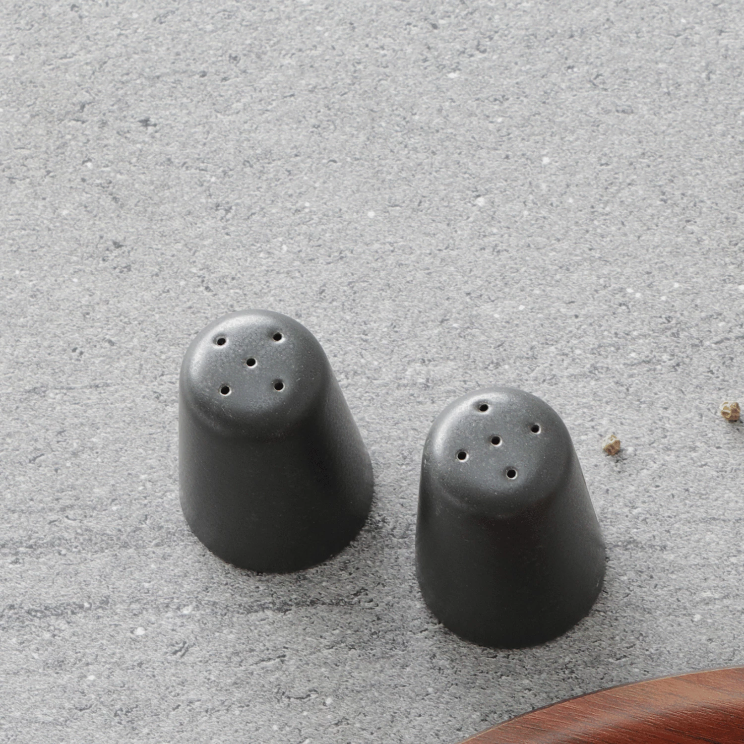 Kripore Porland Seasons Coal, porcelan, set 6 copë, e zezë