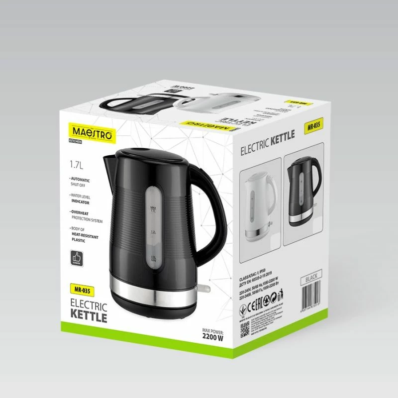 Çajnik elektrik MAESTRO MR-035, i zi, 1.7L