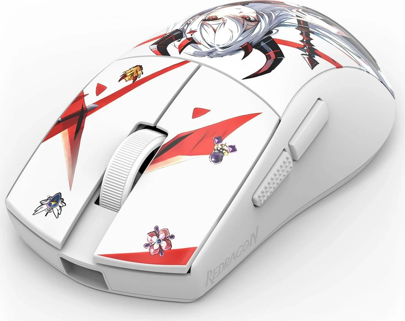 Maus Redragon M916AK-PRO K1NG PRO, i bardhë