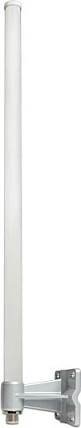 Antenë WiFi DeLOCK 88454, 8 dBi, 2.4–2.5 GHz, N-type, omni-direksionale, argjend/bardhë