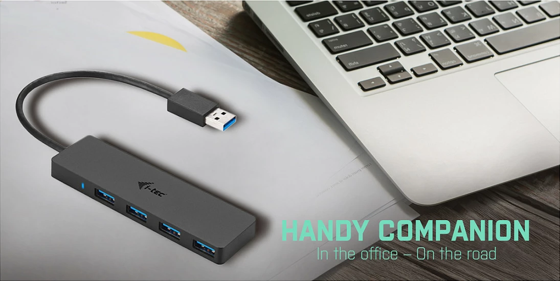 USB hub i-tec Advance, 4x USB-A USB 3.2 Gen 1, 5Gbps, 0.2m, i zi