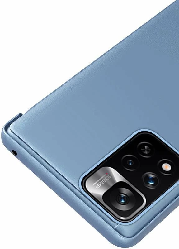 Mbështjellës Hurtel Clear View Case për Realme C33, me kapak, i zi