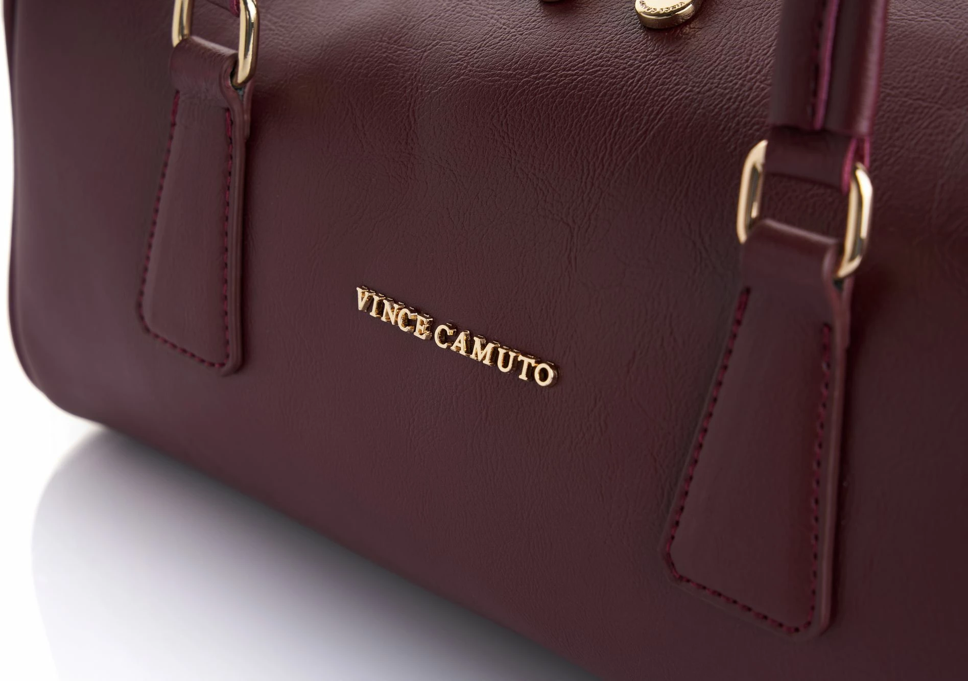 Çantë shpatullash Vince Camuto Treviso, ngjyrë burgundy
