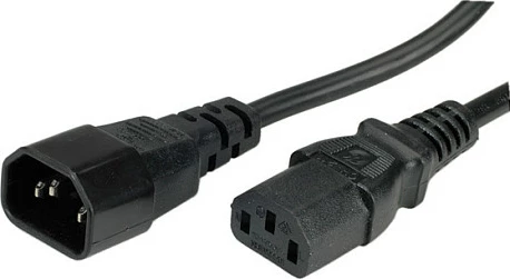 Kabllo rryme monitori ROLINE, IEC C14 në C13, 3 m, 250 V 10 A, e zezë