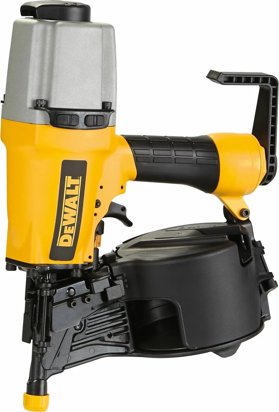 Pistoletë gozhdimi pneumatike Dewalt DPN75C, bobinë, 38-75 mm, kapacitet 300 gozhda, verdhë/zi