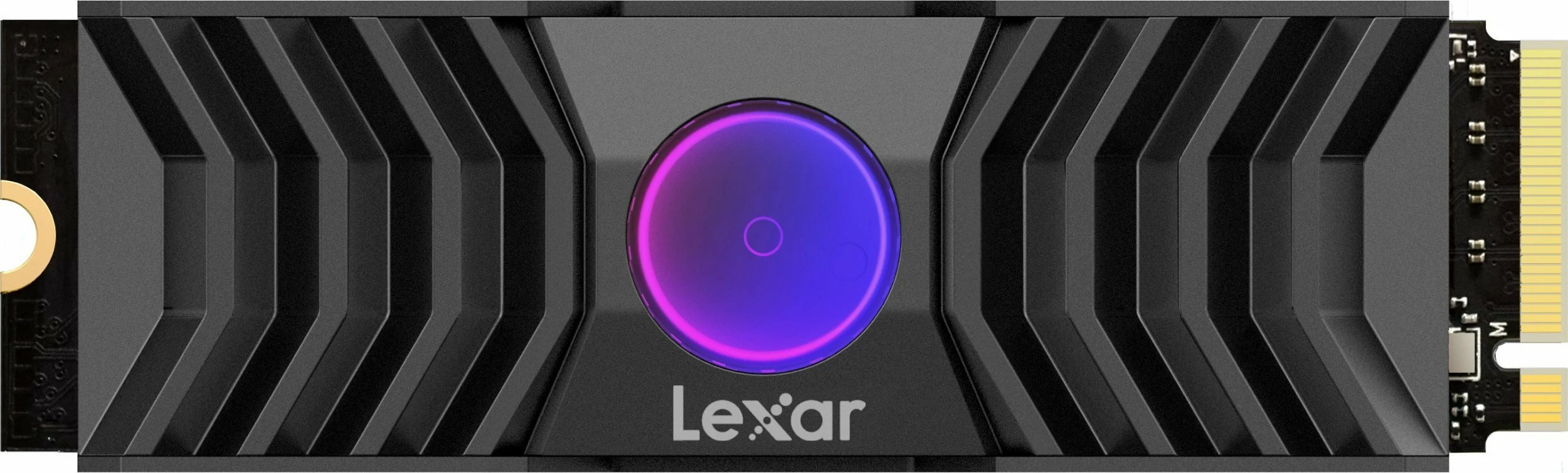 SSD Lexar NM1090 2TB M.2 2280 PCIe 5.0 x4 NVMe me heatsink me ventilator RGB, e zezë