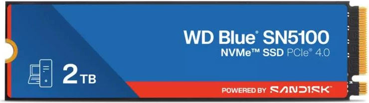 SSD intern Western Digital WD Blue SN5100 2TB M.2 NVMe PCIe 4.0, kaltër