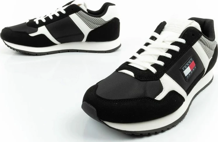 Atlete meshkuj Tommy Hilfiger TJM Runner Casual, të zeza [Madhësia: 45]
