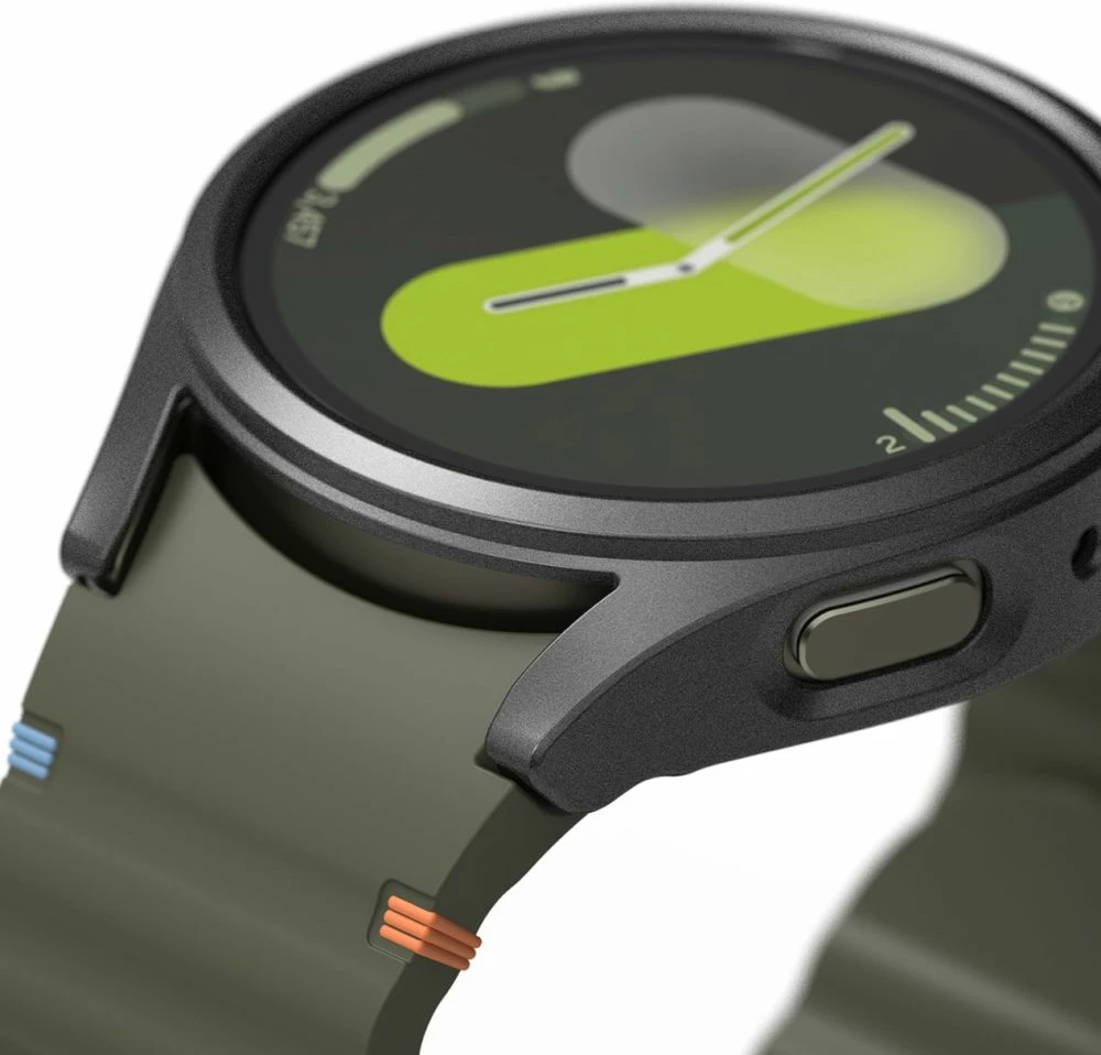 Mbështjellës + xham i temperuar Ringke për Samsung Galaxy Watch 7 44mm, Zi, set