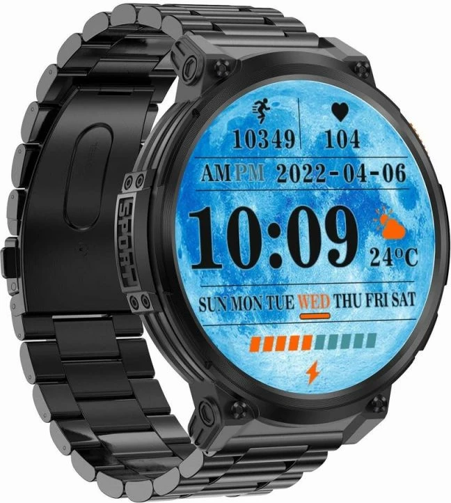 Smartwatch Gravity për të gjithë, e zezë