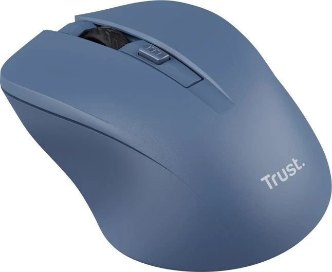 Maus Trust Mydo Silent, RF Wireless, 1800 DPI, Blu