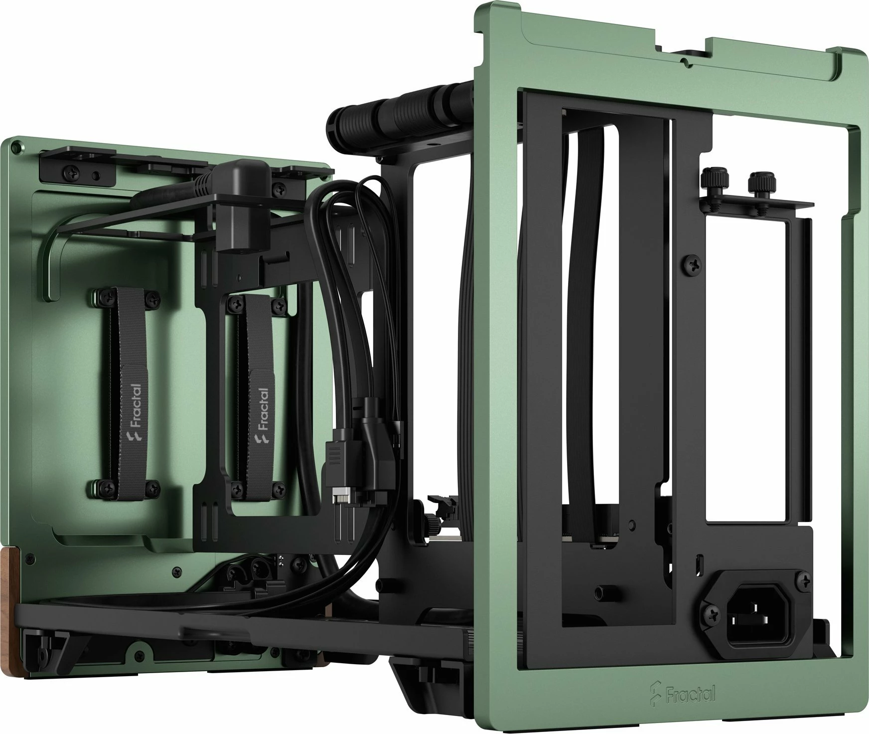 Kasë Fractal Design Terra FD-C-TER1N-03 Mini-ITX SFF, USB-C, pa PSU, jeshile