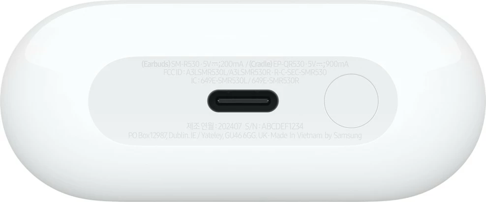 Kufje Samsung Galaxy Buds3, True Wireless Stereo, 4.7 g, Bardhë