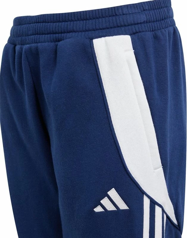Pantallona sportive për fëmijë adidas Tiro 24, të bardha dhe blu marine