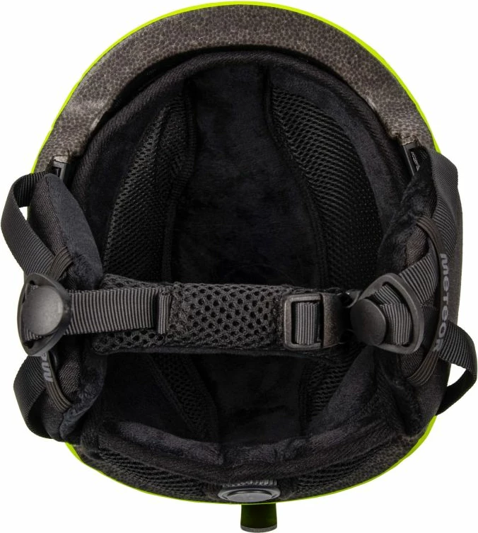 Helmetë skijimi Meteor unisex, e verdhë neon