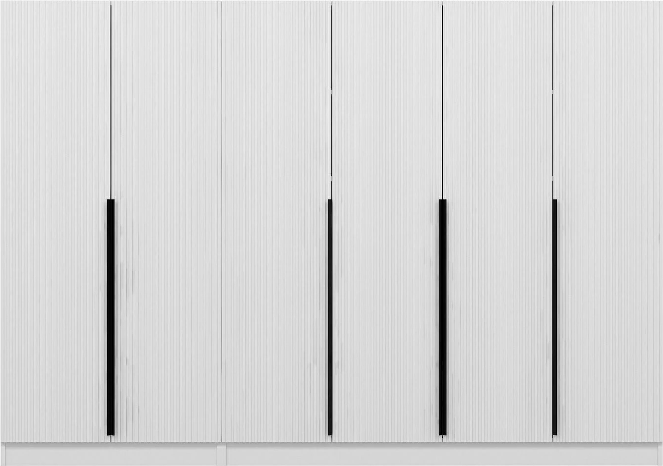 Dollap Skye Decor, Kale Plus, 7786, ngjyrë e bardhë, shumë rafte, 270x210x52 cm