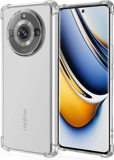 Mbështjellës silikoni antishok ONASI për Realme 11, transparent