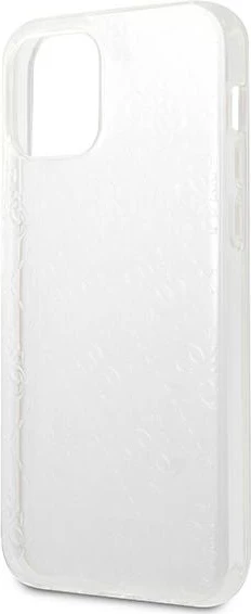 Mbështjellës Guess GUHCP12L3D4GTR për iPhone 12 Pro Max 6.7", transparent, 4G 3D Pattern