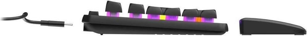 Tastierë gaming uRage Exodus 515, RGB, USB, full-size, e zezë
