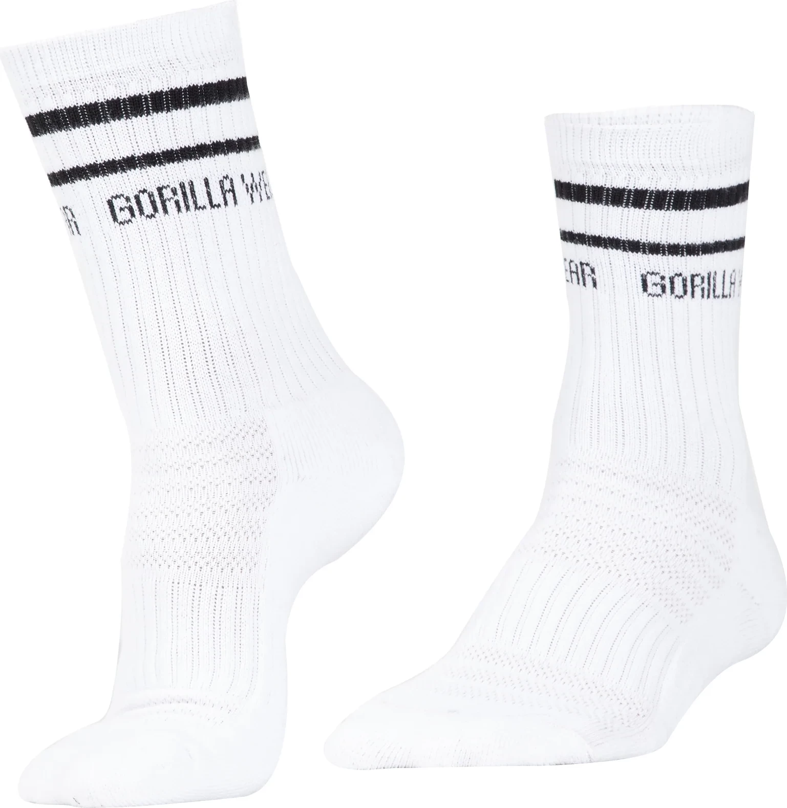 Gorilla Wear Crew Sock - White [Madhësia: 39-42]