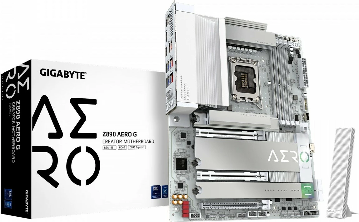 Pllakë amë Gigabyte Z890 AERO G, ATX, LGA1851, DDR5, Gri
