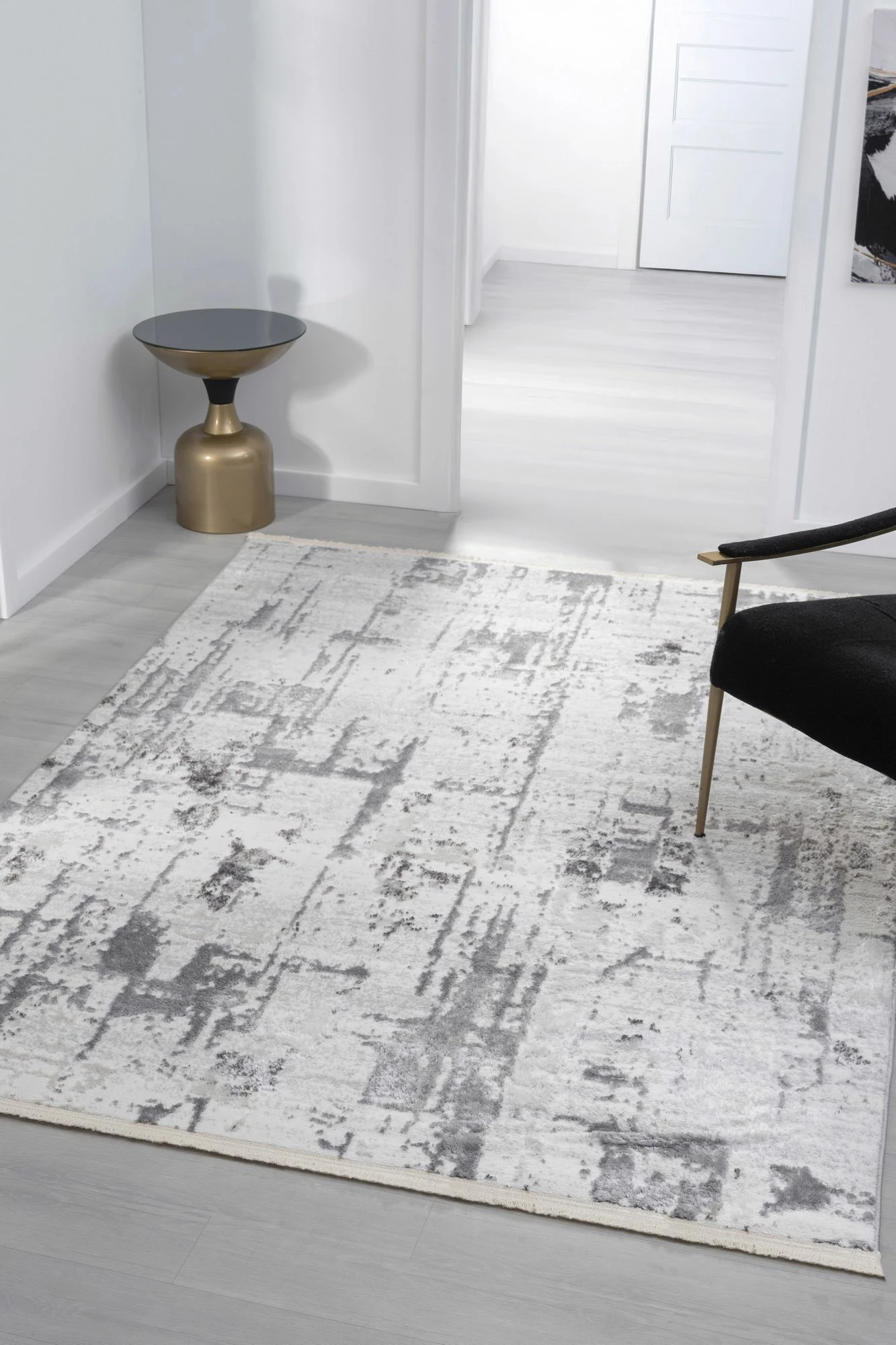 Qilim Conceptum Hypnose, 100x300cm, ngjyrë gri