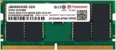 RAM Memorje Transcend JetRAM JM4800ASE-32G 32GB DDR5 4800MHz SO-DIMM