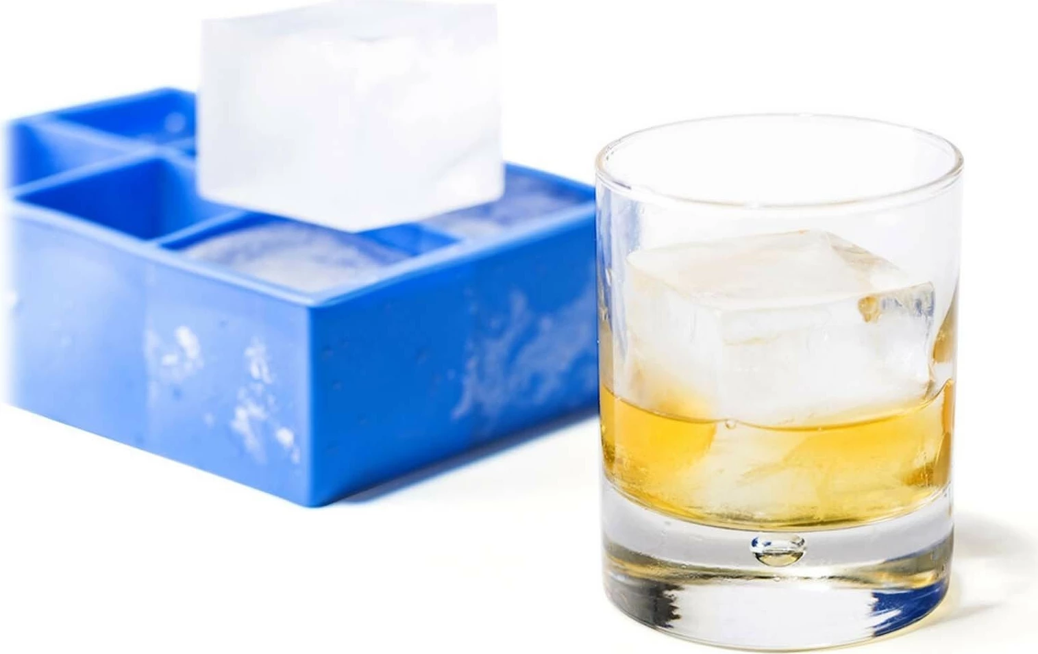 Kallëp silikoni për kube akulli, Bar Up, 6 zgavra 5x5x5 cm, blu