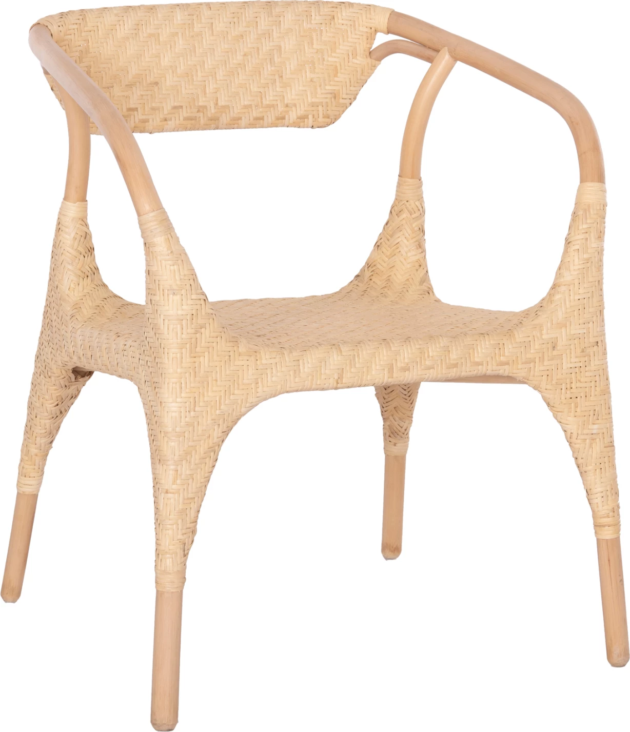 Karrige GABE FH9956.01 prej Ratanit Natyral 62x60x79Hcm