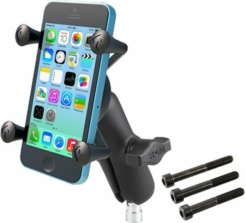 Mbajtës telefoni për motor RAM MOUNTS, i zi