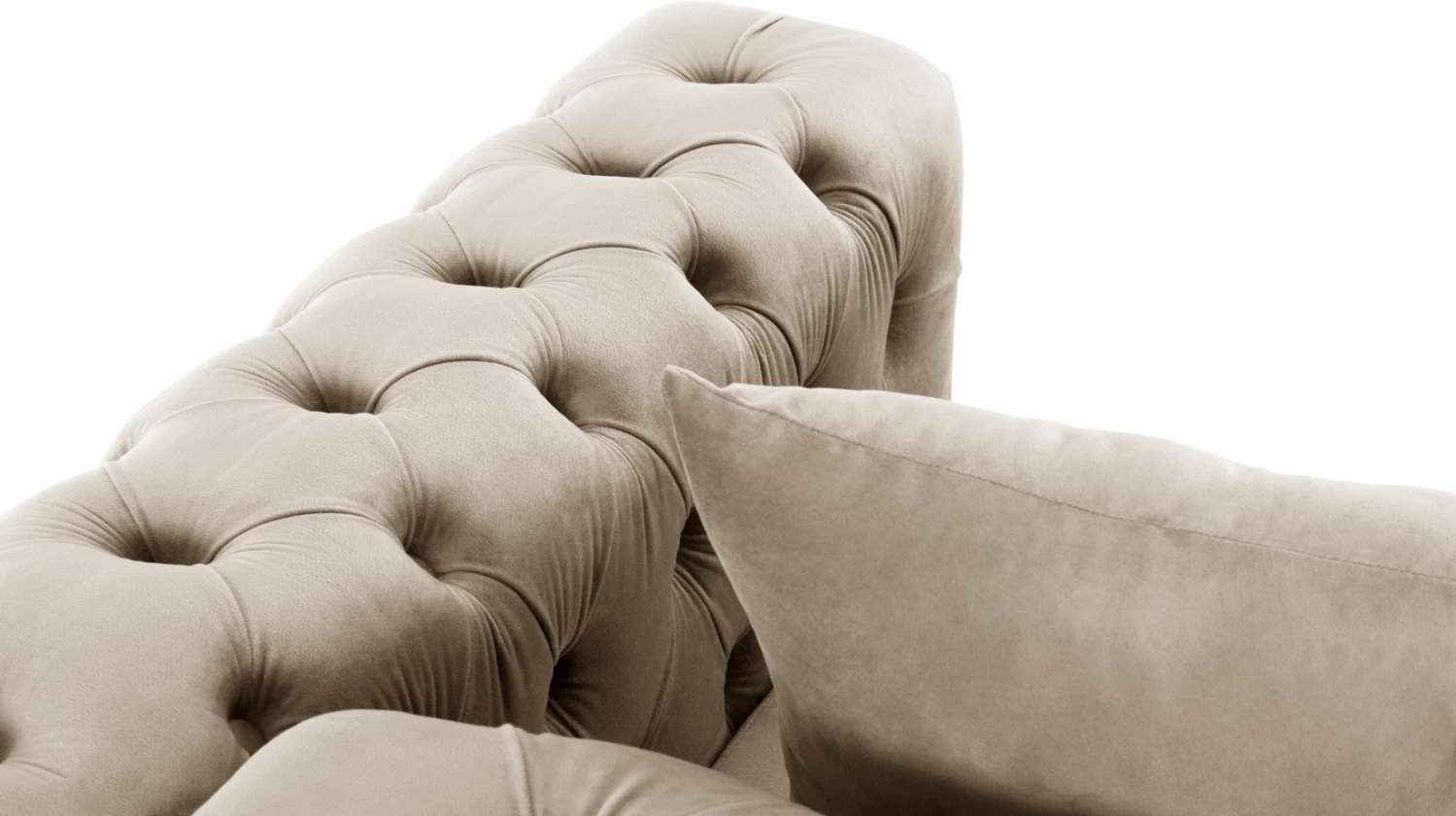 Fotelje Chesterfield krem, FH3261.02, 99x86.5x77H cm