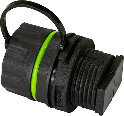 Konektor fibër optike LogiLink Duplex SC, outdoor, me kapak pluhuri, i zi/jeshil