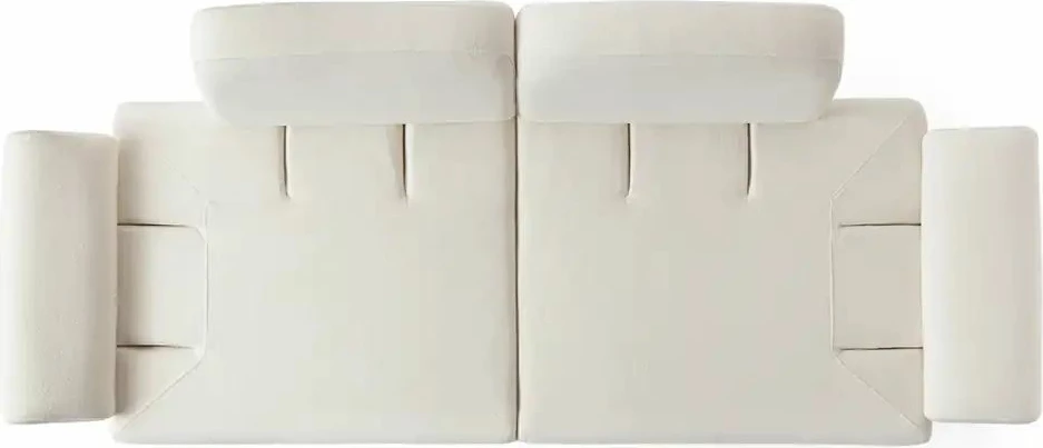 Divan-krevat treshe, Atelier del Sofa, Aries, i bardhë