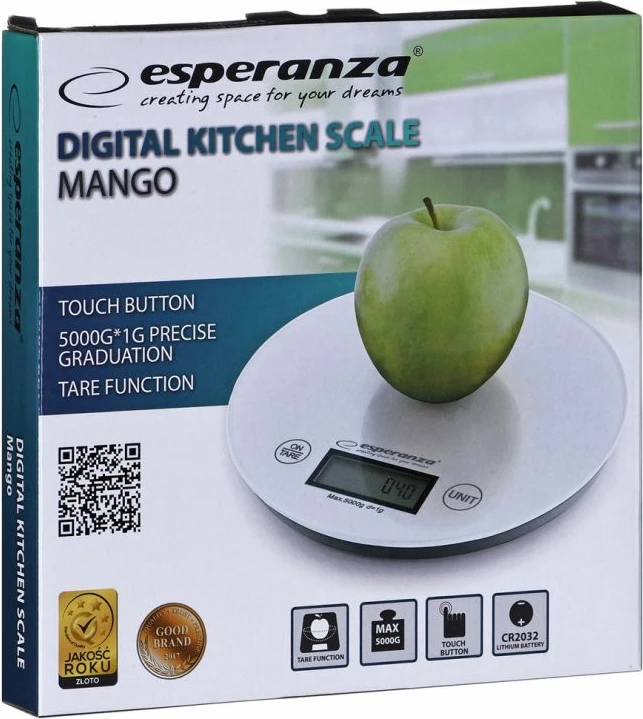 Peshore kuzhine Esperanza Mango EKS003W, e bardhë