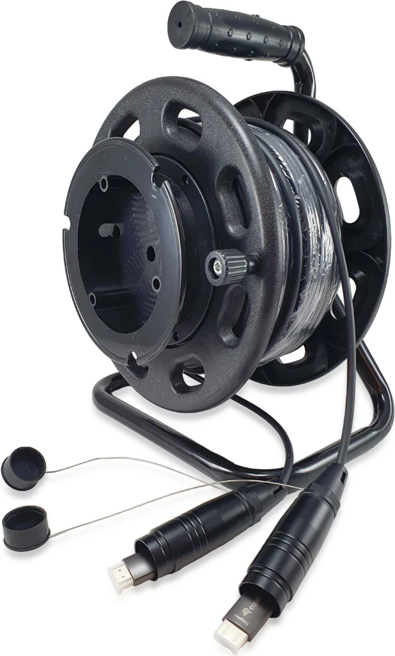 Kabllo HDMI 2.1 aktive optike të blinduar Equip, 25m, 8K/60Hz, 4K/120Hz, 48Gbps, e zezë