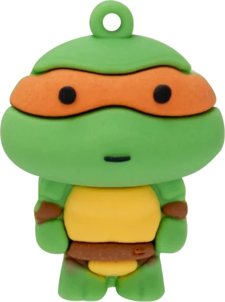 Stilolaps Blue Sky TMNT Mini Pen Pals, 1x stilolaps me bojë + 6x varëse për stilolaps, jeshile