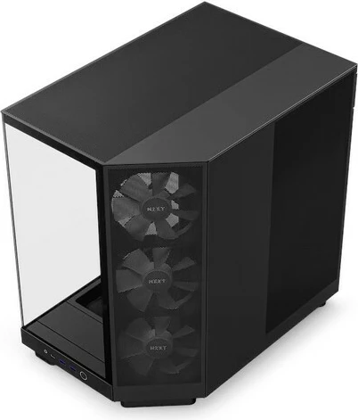 Kasë NZXT H6 Flow RGB, Midi Tower, ARGB, Xham i temperuar, E zezë