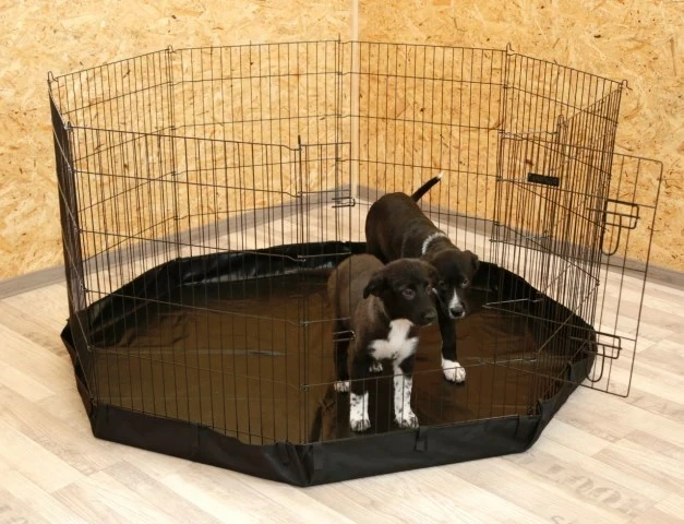 Kafaz modular metalik KERBL Run, 8 pjesë