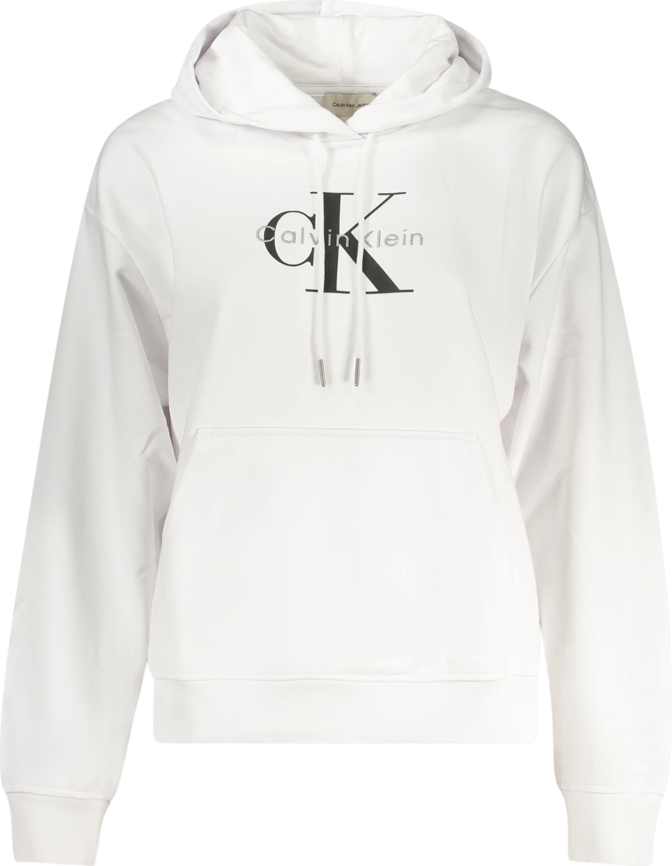Duks për femra CALVIN KLEIN zip-up, i bardhë
