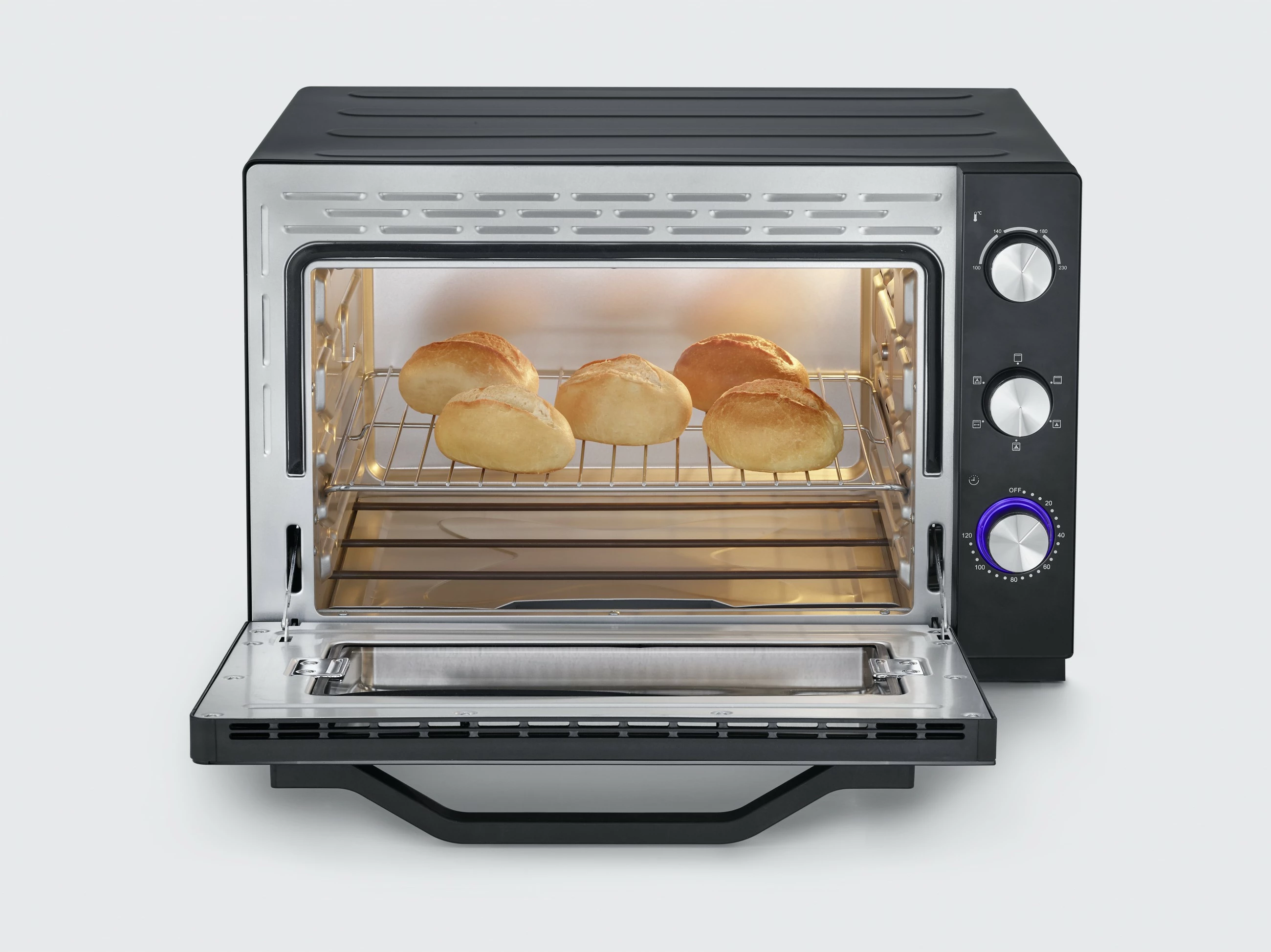 Furrë Severin TO 2073 XXL, 60 L, e zezë, freestanding
