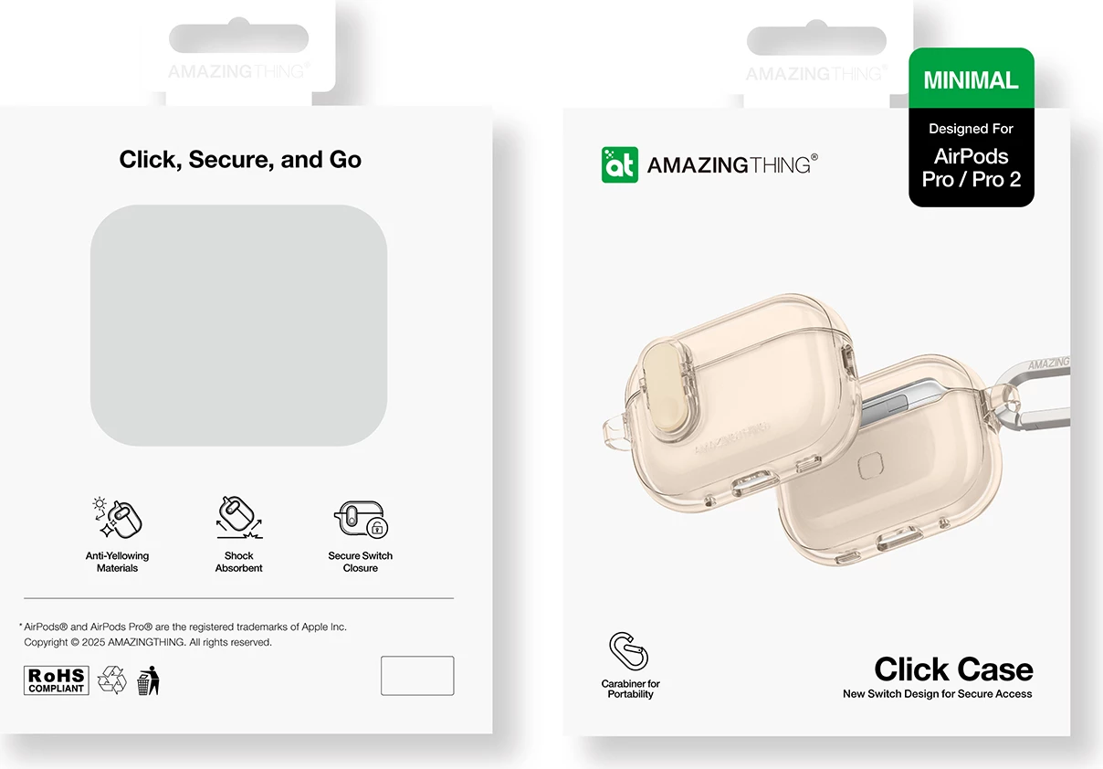Mbështjellës AmazingThing Minimal për AirPods Pro 2, Desert