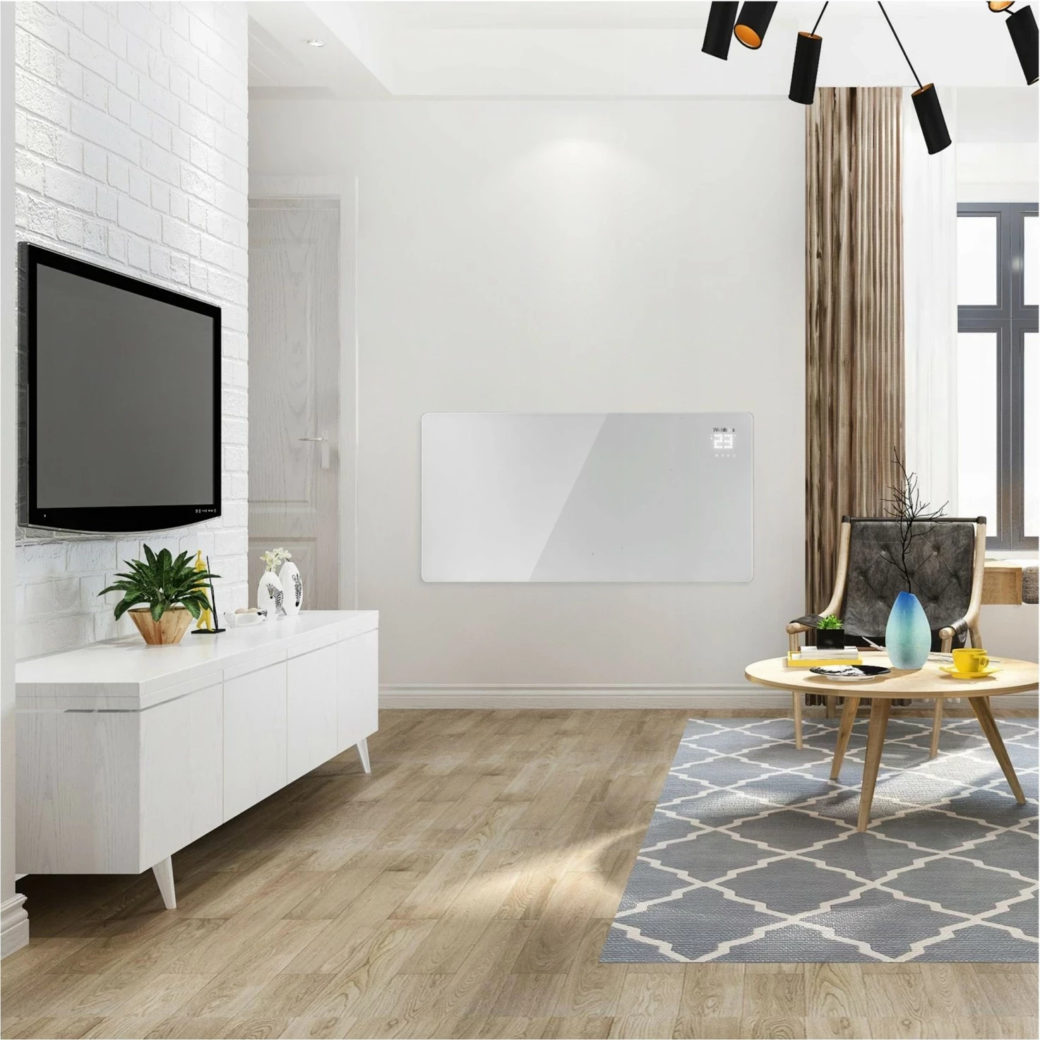 Ngrohës Webber Aura IGH720, 720W, me WiFi, i bardhë