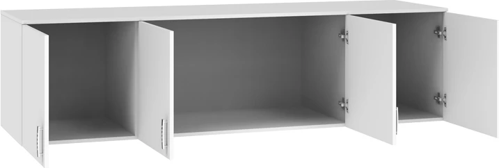 Dollap katërkanatësh Royal, ngjyrë e bardhë, loft, 200x58x53cm
