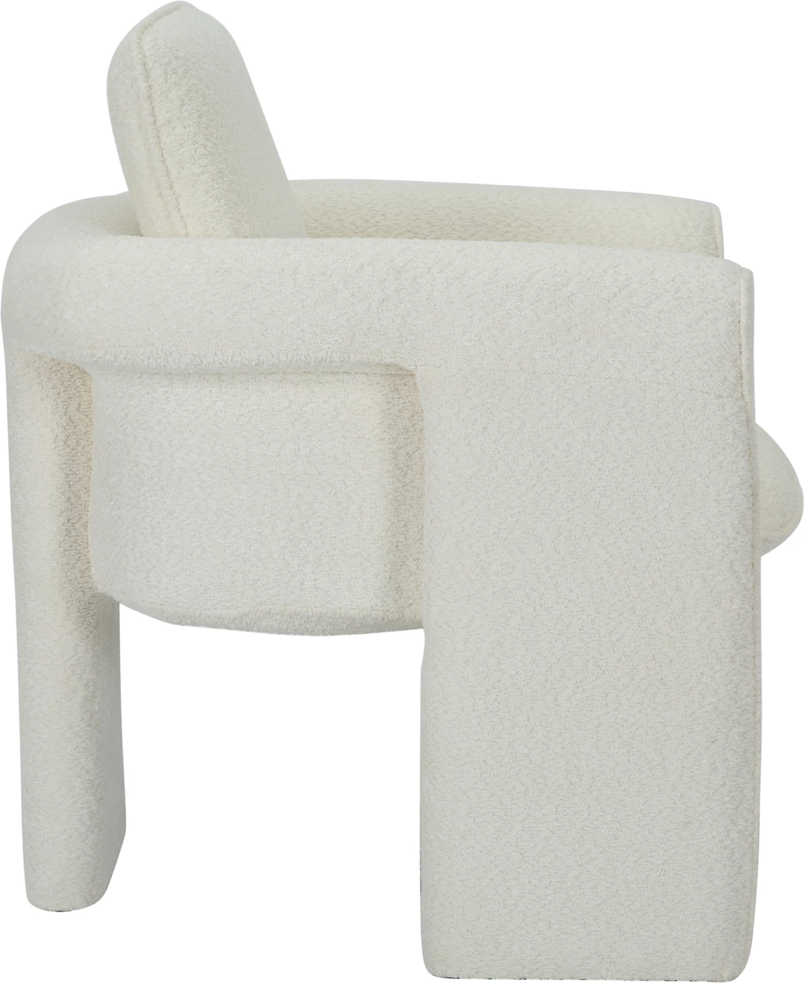 Karrige e brendshme CRUSHER FH9681.04, pëlhurë e bardhë-metal, 82x78x87H cm