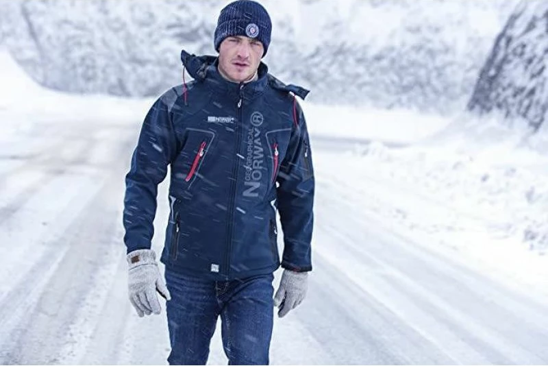 Jakne për meshkuj Geographical Norway, të zeza