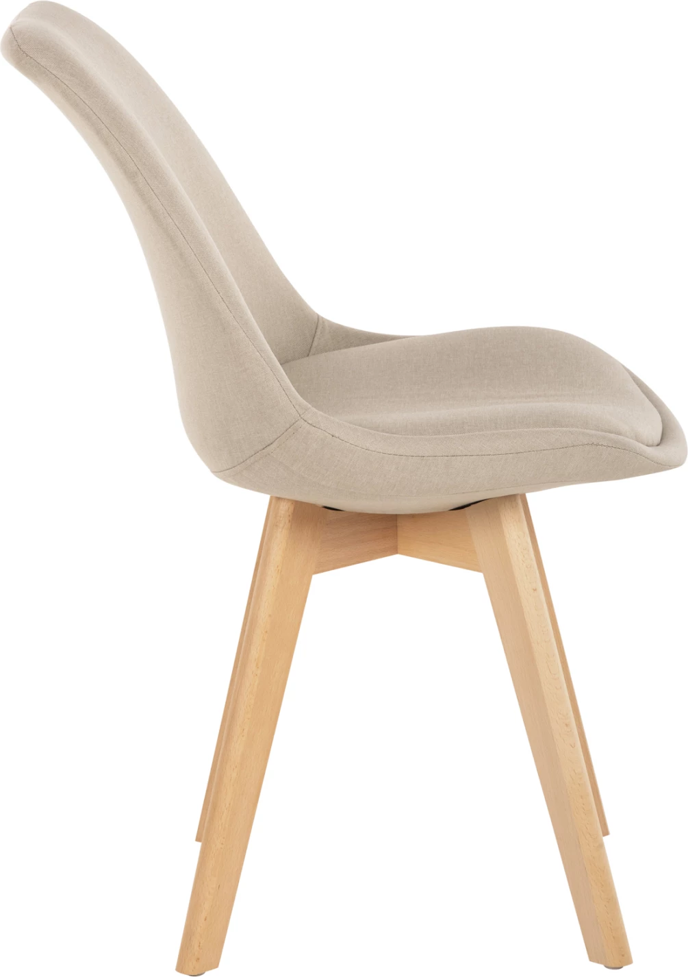 Karrige ngrënieje VEGAS FH0033.54 këmbë ahu-bezhë pëlhurë 48Χ58Χ80H cm., set prej 4 copë