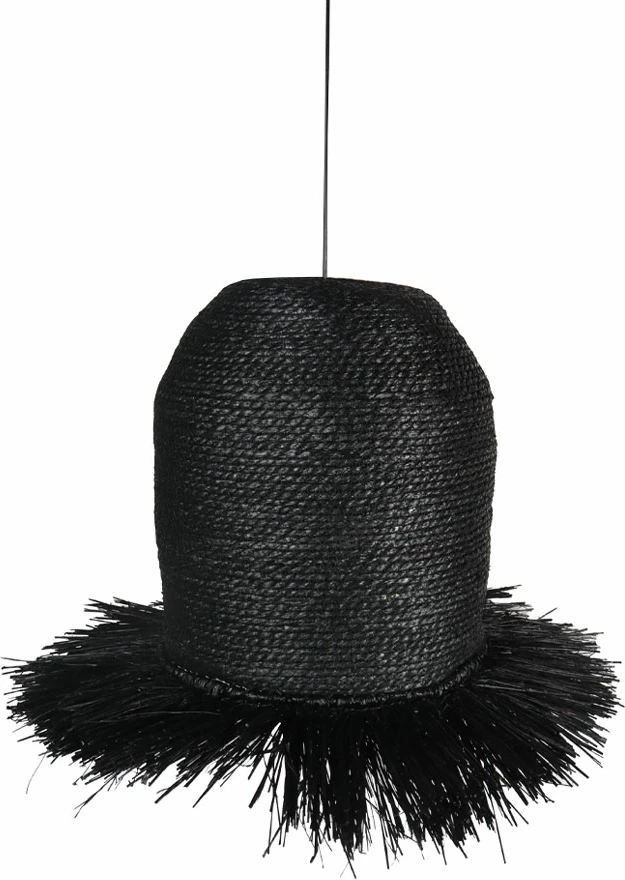 Llambë varëse Bangai, kashtë deti, e zezë, 40x40x47cm