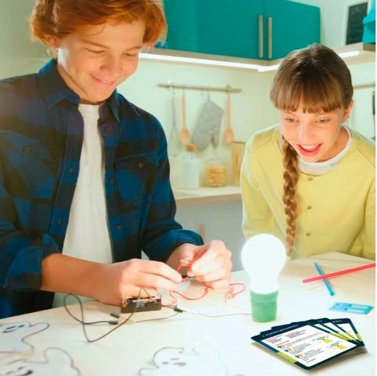 Set edukativ Lisciani I'm A Genius, eksperimente elektrike, 50+ eksperimente, për fëmijë