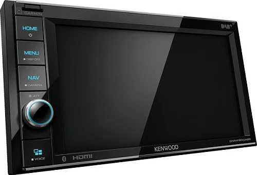 Radio multimedia për veturë Kenwood DNR4190DABS, 2-DIN, ekran me prekje 6.2", Bluetooth 5.0, USB, HDMI, MicroSD, e zezë